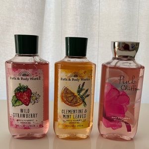 Bundle of 3 Bath & Body Works Shower Gel